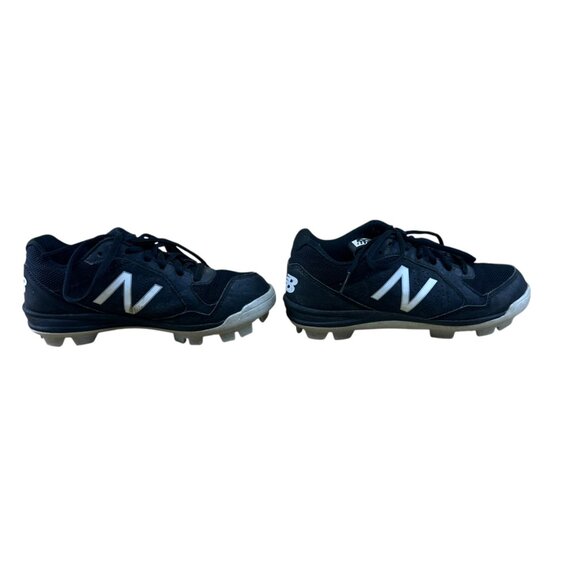 New Balance Boys Baseball Cleats Size 1.5Y Black White JASTARK1 Junior All Stars - Picture 4 of 10